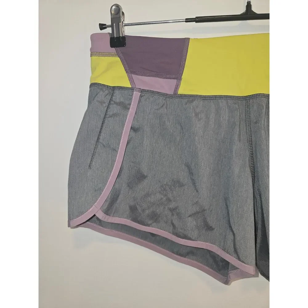Lululemon Grey Shorts Size 10 Preloved- Great Condition - Picture 3 of 7